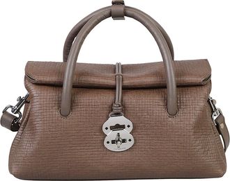 Zanellato Dames, Tassen, Grijs, Maat: ONE Size Leer