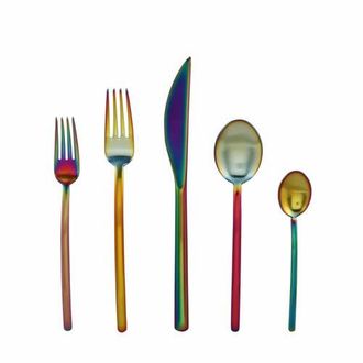 Mepra Due Flatware Set - 5 Pieces in Ice Rainbow at Nordstrom