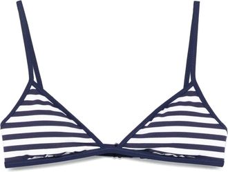 Polo Ralph Lauren Top bikini a righe - Bianco