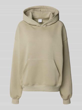Gina Tricot Hoodie mit &uuml;berschnittenen Schultern und K&auml;nguru-Tasche in Sand, Gr&ouml;&szlig;e XS