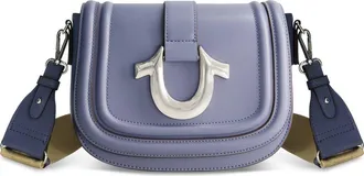 True Religion Saddle Bag with Gold Hardware in Blue at Nordstrom