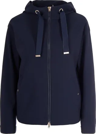 Herno Short Waterproof Neoprene Jacket with Adjustable Hem