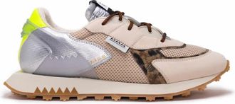 RUN OF Sneaker Safari M - Heren - Sneakers - Veelkleurig - 43 EU - Leer - Schoenen