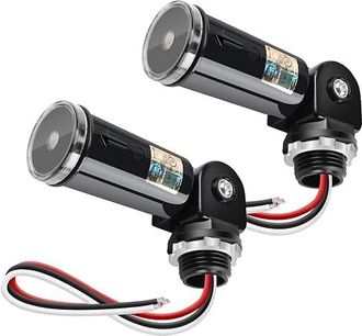 OEM 2 Interruptores Con Sensor Fotoel&eacute;ctrico De Anochecer A Amanecer, Interruptor Fotoel&eacute;ctrico, C&eacute;lula Fotoel&eacute;ctrica Impermeable Ip65 Para Luces Exterior