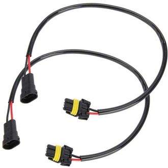OEM Adaptador De Enchufe Hembra Conector De Cableado 9005 Hb4 H11 - Duokon 2 Piezas 53 Cm / 20,9 Pulgadas 9006 9012 9006xs Enchufes De Conversi&oacute;n Macho Pa