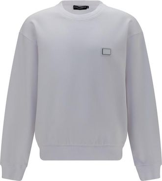 Dolce & Gabbana White Crew Neck Sweatshirt
