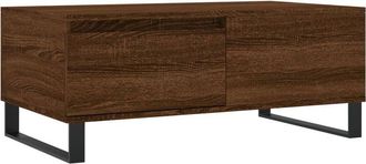 vidaXL Coffee Table Brown Oak 90x50x36.5 cm Engineered Wood vidaXL