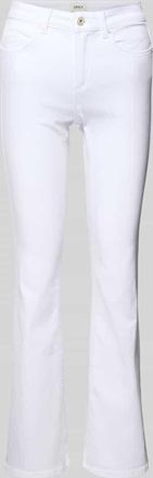 Only Flared Fit Jeans aus Baumwoll-Mix Modell BLUSH in Weiss, Gr&ouml;&szlig;e XL/32