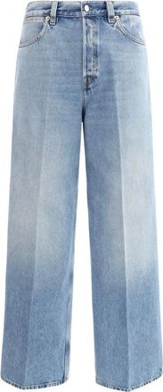 Gucci Wide Jeans, female, Blue, Size: W25 Vintage Wide Leg Jeans