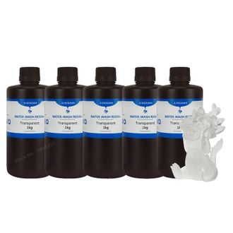 OEM Resina Lavable Con Agua, Alta Precisi&oacute;n, F&oacute;rmula De Bajo Olor, 5 Kg Transparente
