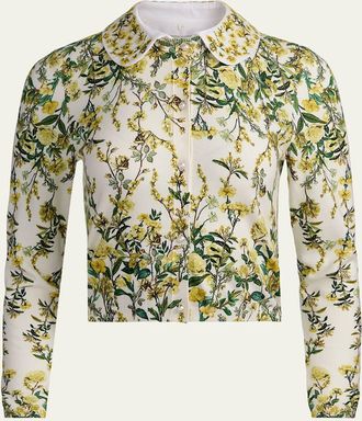 Alice & Olivia Carson Printed Cardigan