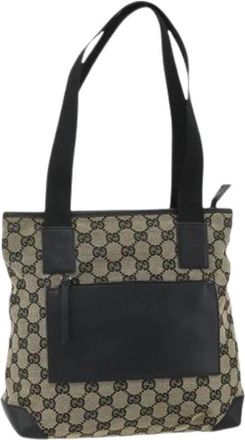 Gucci Pre-owned Tote Bags, female, Beige, Size: ONE SIZE Pre-owned Vintage Tote Bag