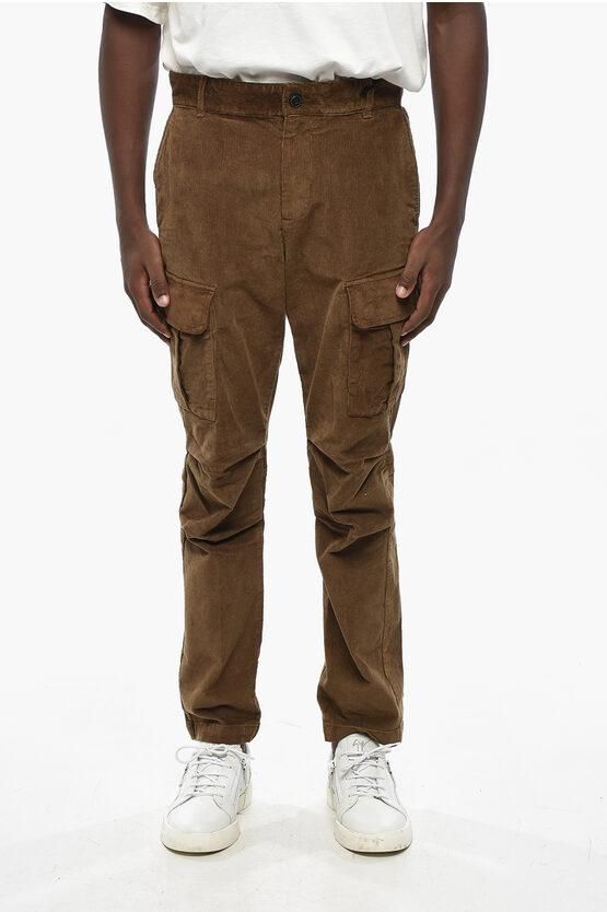 Men's Straight Leg Work Pants with Multi-Pockets, Loose Fit Cotton Summer Overalls