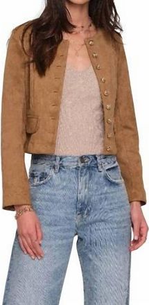 Heartloom Christy Long Sleeve Blazer In Doe