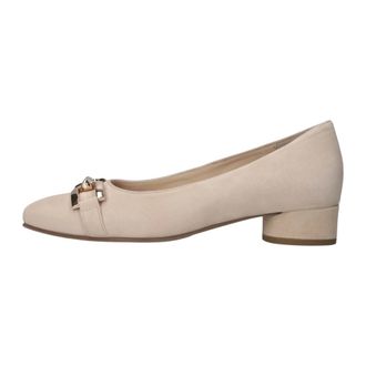 Hassia Roma Pump - Dames - Schoenen - Beige - Maat: 40 EU Linnen