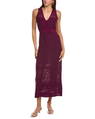 M Missoni Abito Lungo Wool-Blend Midi Dress