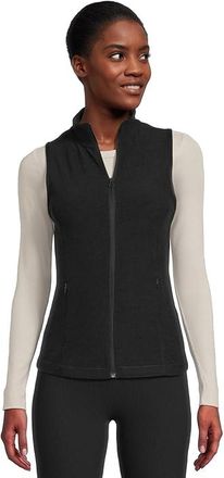 Beyond Yoga Venice Zip-front Vest Womens Jacket Darkest Night : XS, Elastane/Polyester