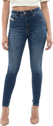 Diesel Blue Skinny High Rise Jeans