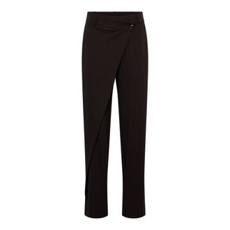 &Co Woman Gabriella Broek - Dames - Broeken - Bruin - Maat: 3XL Poliester