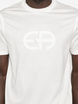 Emporio Armani Logo Cotton T-Shirt - White
