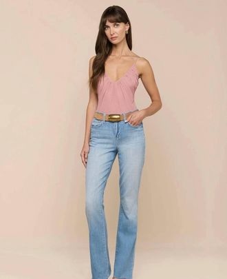 L'agence Ruth Straight Leg Jean In Pacific