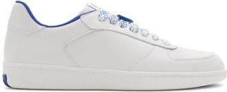 Burberry Terrace leather sneakers - men - Goat Skin/Calf Leather/Calf Leather/Thermoplastic Polyurethane (TPU)/Polyester/Sheepskin - 40.5 - White