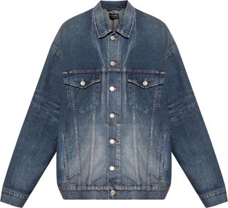 Balenciaga Hombre, Chaquetas, Azul, Talla: M