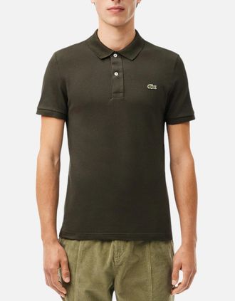 Lacoste Mens Lacoste L1212 Mens Polo Shirts Collared Classic Fit Summer Golf Sports Top - Green - Size: 34