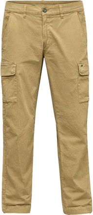Mason's Slim-fit Chinos - Heren - Slim Fit Broeken - Beige - M - Leer - Broeken