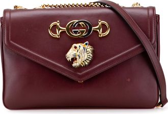 Gucci Pre-owned Womens Zumi Shoulder Bag - Dark Red Leather - One Size