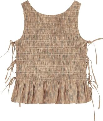 Ganni Donna, Top, Marrone, S, new