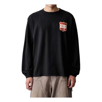 Rhude Heren, Tops, Zwart, Maat: L