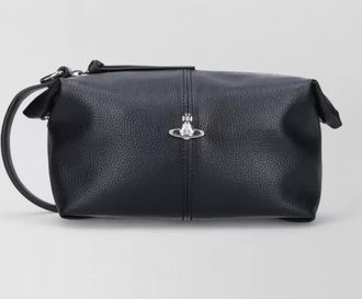 Vivienne Westwood clutch bag adjustable strap textured leather