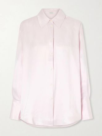 Anine Bing Camicia In Lyocell Bridget - Rosa