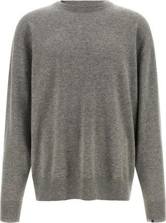 Extreme Cashmere N&deg;476 April Ronde Hals Trui - Heren - Cashmere truien - Grijs - ONE Size - Wol - Truien & Vesten