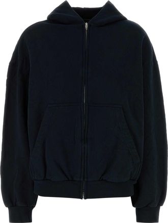 Balenciaga Womens Black Cotton Sweatshirt - Size X-Small