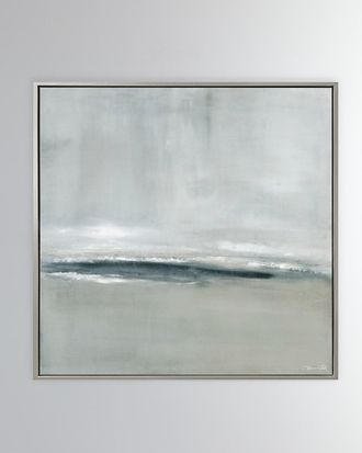 Benson-Cobb Rising Tides Hand-Embellished Giclee on Canvas by Carol Benson-Cobb, 31.5 Square