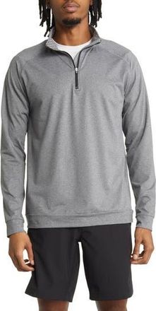 Swannies Graham Quarter Zip Golf Pullover in Heather Charcoal-Black at Nordstrom Rack, Size Xxx-Large