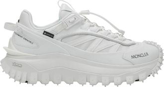 Moncler Trailgrip GTX Low Top Sneakers - Heren - Sneakers - Wit - 43 EU - Leer - Schoenen