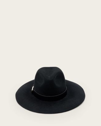 AllSaints Wool Fae Wool Fedora, Size: One Size