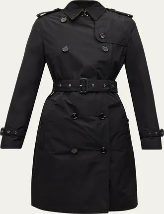 Burberry Kensington Double-Breasted Trench Coat
