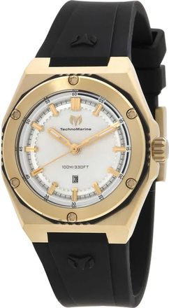 Technomarine Coral Quartz Silver Dial Ladies Watch TM-416057