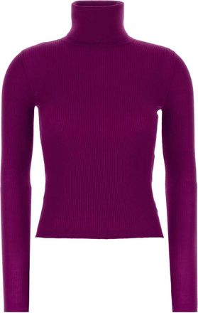 Saint Laurent Purple Cashmere Blend Sweater