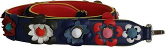 Fendi Pre-owned Womens Flowerland Strap You Shoulder in Multicolor Leather - Multicolour - One Size