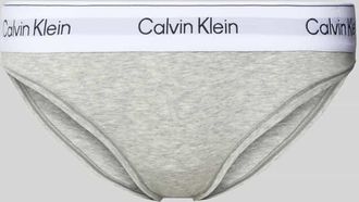 Calvin Klein Underwear Slip mit elastischem Logo-Bund in Hellgrau, Größe XL