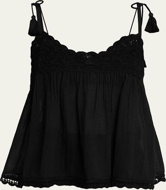 Ulla Johnson Bermuda Crochet Coverup Top