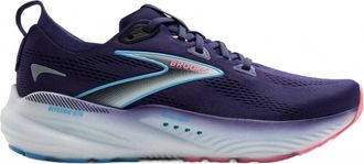 Brooks Womens Glycerin Gts 22 Shoe In Blue Ribbon/peacoat/dianthus
