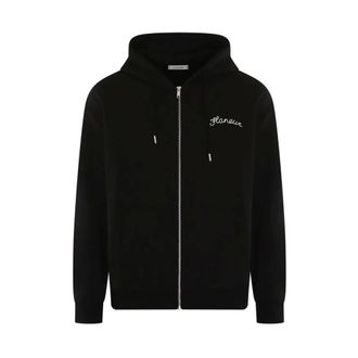 Flaneur Fl&acirc;neur, Hoodies & sweatvesten, Heren, Zwart, S, Signature Zip-Up Hoodie in Zwart