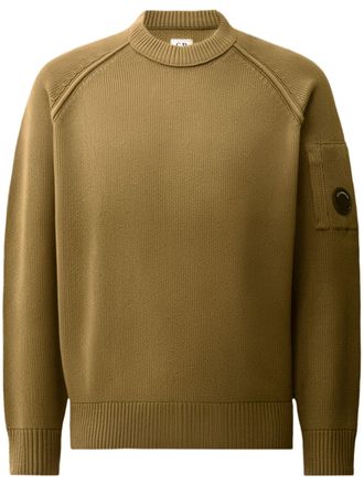 C.P. Company Chenille Cotton Lens Crewneck Sweater