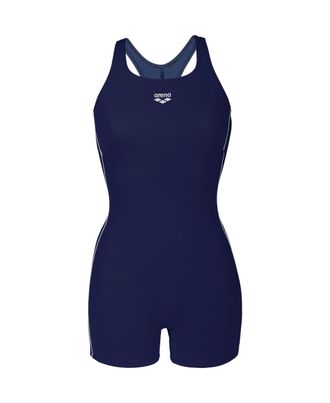 Arena Badeanzug ARENA W FINDING HL R, Damen, Gr. 36, N-Gr, blau (navy, wei&szlig;), Obermaterial: 100% Polyester, Badeanz&uuml;ge Badeanzug, sportlich, chlorbest&auml;ndig,